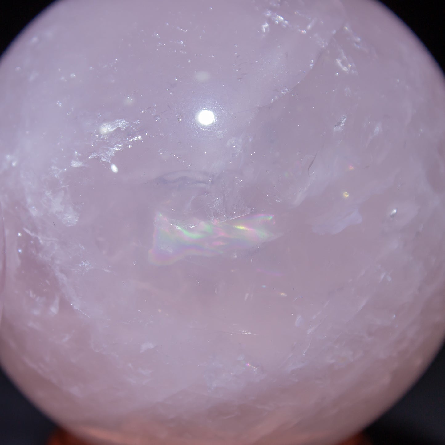 ローズクォーツ　スフィア